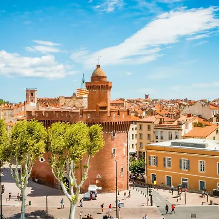 Lejlighed T2, Ideal Pour Explorer A Pied - 20 Min A Pied Du Centre Perpignan